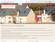 Tablet Screenshot of gite-la-barboire.fr